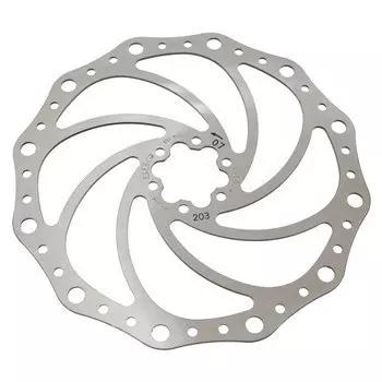 Ротор велосипедный A2Z SP4, 203 мм, 6 болтов, сталь, SP4-203