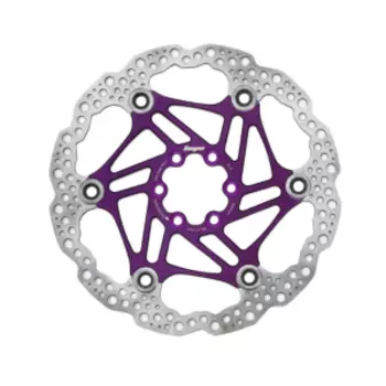 Ротор велосипедный "HOPE" FLOATING DISC, 180MM, 6 болтов, фиолетовый. HBSP3301806FPU