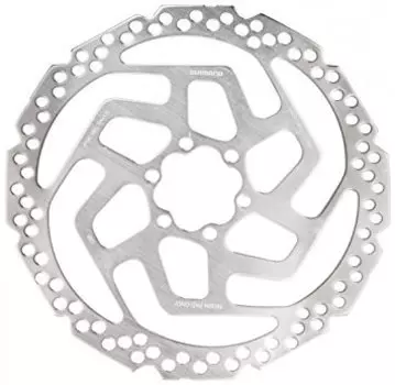 Ротор велосипедный Shimano RT26, 160мм, 6-болтов, для пластиковых колод, ESMRT26S