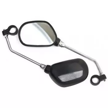 Комплект зеркал Vinca Sport с креплением на руль (пара), размеры зеркала 110х70мм, JY 102