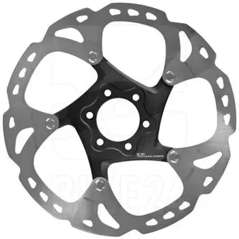 Ротор велосипедный Shimano XT RT86, 203мм, 6-болтов, ISMRT86L2