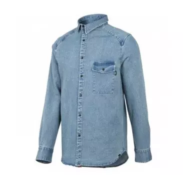 Рубашка IXS Carve Digger organic denim Washed Blue, 2024, 473-510-1475-059-L (Размер: S)