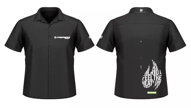 Рубашка Merida Mechanic Wear Black(Brand edition), короткий рукав, черный