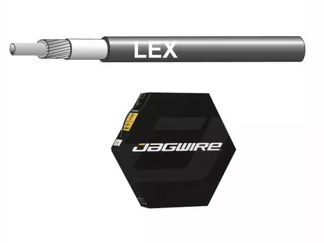 Рубашка троса JAGWIRE, 4 мм, LEX, 1м, черная, 90A9765