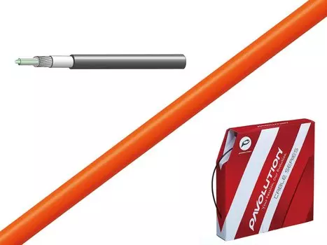 Рубашка троса переключения ALHONGA, 4мм, со смазкой, бухта 30м, в коробке, оранжевый, SSK413-SP