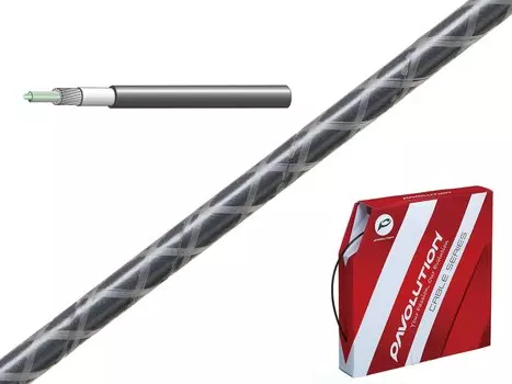 Рубашка троса переключения ALHONGA, 4мм со смазкой, бухта 30м, в коробке, светоотражающая, RSK200-SP