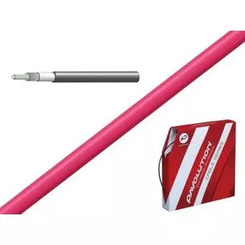 Рубашка троса переключения ALHONGA, 4мм, со смазкой, бухта 30м, в коробке, розовый, SSK412-SP