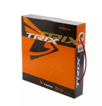 Рубашка троса переключения TRIX, 4 мм, в боксе, 50 метров, красный, 203-3 red (box)