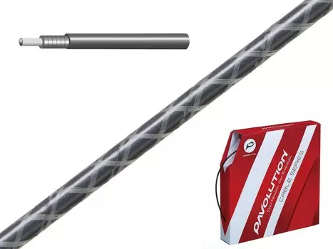 Рубашка троса тормоза ALHONGA, 5мм со смазкой, бухта 30м, в коробке, светоотражающая, RSK200-2P