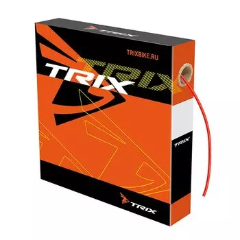 Рубашка троса тормоза TRIX , 5 мм, красная, коробка 50м, BCVTX203GRD