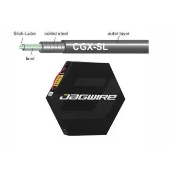 Рубашка тросика JAGWIRE CGX, со смазкой, 5мм, красная, BHL411