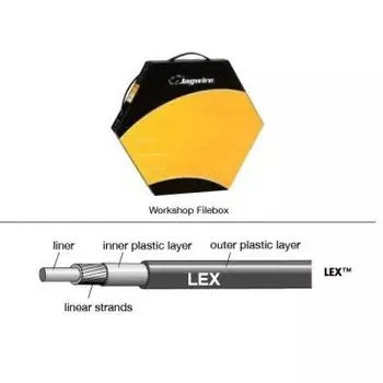 Рубашка тросика JAGWIRE LEX (со смазкой), 4мм, цвет: красный, BHL451