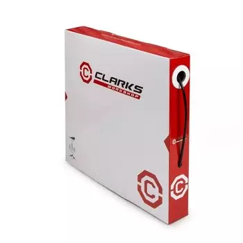 Рубашка тросика тормоза CLARKS Y1008DB MTB/Road, 5мм, серебристая б/загл. (30м), 3-348