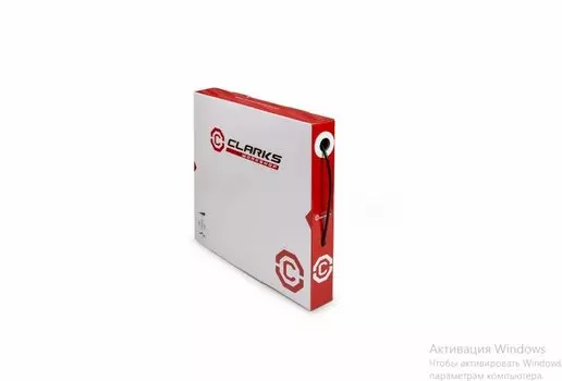 Рубашка велосипедная СLARKS, тросика переключателя, MTB/Road, IGOC4DBS, 4мм, без заглушки, серебристая, 30м, 3-347