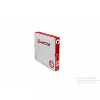 Рубашка велосипедная СLARKS, тросика переключателя, MTB/Road, IGOC4DBS, 4мм, без заглушки, серебристая, 30м, 3-347