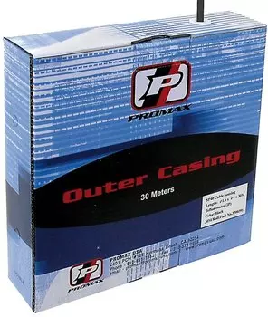 Рубашка велосипедного тросика переключения PROMAX, 1,2/4 мм, 1 метр, SP, черная, 5-370039