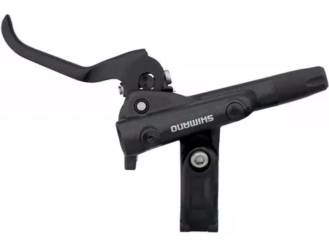 Ручка тормозная велосипедная Shimano M6100, левая, для гидравлического дискового тормоза, логотип, черный, EBLM6100LL