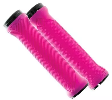 Ручки для велосипеда, Race Face Love Handle Neon Marcel, замок фланец, розовый, AC990075