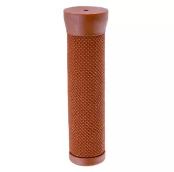 Ручки HORST на руль H120 резиновые 120мм, с расширением на торцах, коричневые, 00-170494