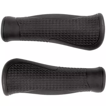 Ручки M-WAVE на руль резин. с антискольз. структурой 120мм черные (на блистере) CLOUD TIRE 2, 5-410524