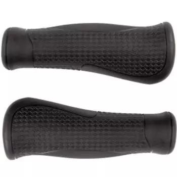 Ручки M-WAVE на руль резин. с антискольз. структурой 120мм черные (на блистере) CLOUD TIRE 2, 5-410524