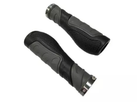 Ручки на руль для велосипеда Author AGR Ergo 20 130мм резиновые черно-серые 8-33452040