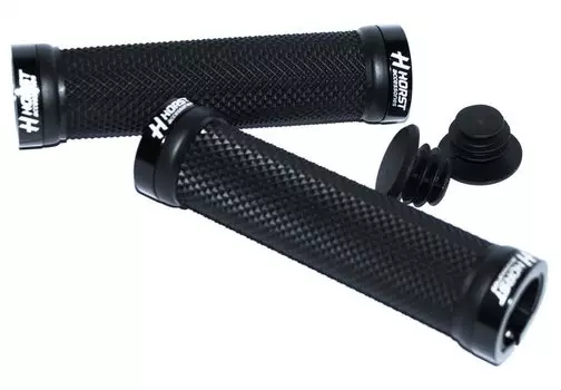 Ручки на руль HORST, резиновые, 13 мм 2 фикс, черные, 9-150660