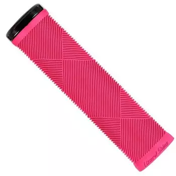 Ручки на руль Lizard Skins Strata Lock-On Neon Pink, D:32.25 мм, L:135 мм, LOSTR560