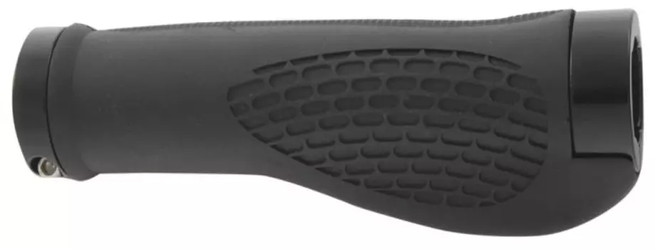 Ручки на руль велосипедные резиновые 135мм "овальный дизайн" черные 5-410236