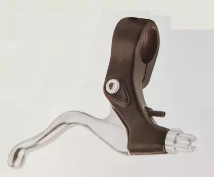 Ручки тормоза STELS BLF-202 под 2,5 пальца (черно-серебристый), 460081