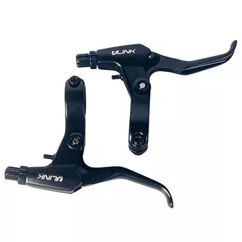 Ручки тормоза U-Link, правая + левая, алюминий, черные, GL-VBL-05A