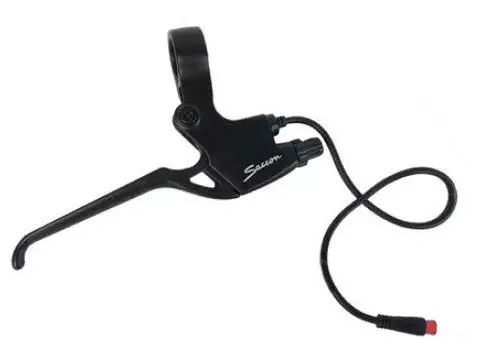 Ручки тормозные TBS, для V-BRAKE, для электровелосипедов, под 4 пальца, алюминий, чёрный, ZXX21854