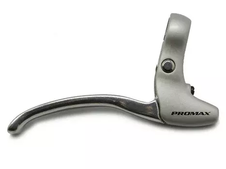 Ручки тормозные PROMAX LM-28, алюминий, для калиперных/роллерных тормозов, серебрянные, 194г, LM-28