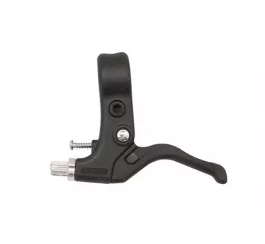 Ручки тормозные TBS BL-107, под 2 пальца нейлоновые, для детских велосипедов, чёрные, BL-107