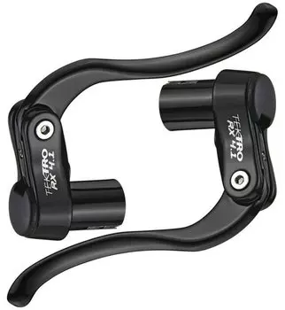 Ручки тормозные TEKTRO R.B.P RX 4.1 TRIATHLON/ROAD, алюминий, в торец руля 19 - 20.6 мм, черный, 6-190213