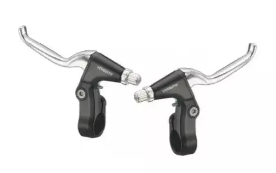 Ручки тормозные велосипедные ALHONGA HJ-3032ADV, алюминий, комплект 2 штуки (правая+левая), ALH_HJ-3032ADV