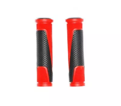 Ручки велосипедные HORST на руль H305, резиновые, 130мм, черно-красные, 00-170468