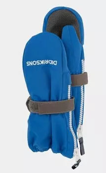 Рукавицы детские Didriksons BIGGLES KIDS ZIP MITTENS, лазурный, 504197 (Размер: 2/4 )