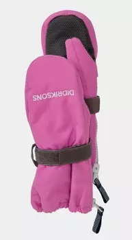 Рукавицы детские Didriksons BIGGLES KIDS ZIP MITTENS, ярко-фиолетовый, 504197 (Размер: 0/2 )