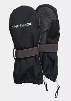 Рукавицы детские Didriksons BIGGLES KIDS ZIP MITTENS, черный, 503942 (Размер: 0/2)