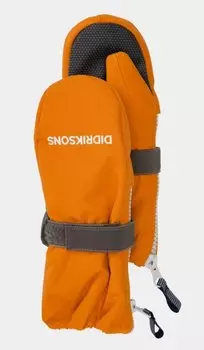Рукавицы детские Didriksons BIGGLES KIDS ZIP MITTENS, оранжевый, 504197 (Размер: 0/2 )