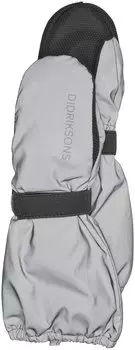 Рукавицы детские Didriksons BIGGLES REFLECTIVE KIDS MITTENS, серебро, 503941 (Размер: 2/4 )