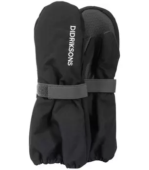 Рукавицы DIDRIKSONS BIGGLES KIDS MITTENS, детские, черный, 503939 (Размер: 0/2 )