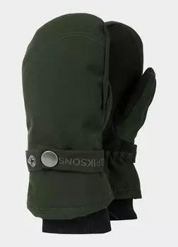 Рукавицы Didriksons FISKEN KID'S MITTENS, детские, зелёный лес, 503492