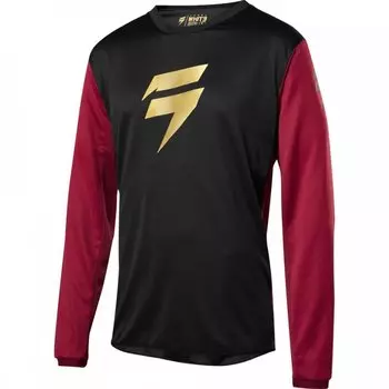 Велоджерси подростковая Shift White Muerte LE Youth Jersey, черно-красный 2019