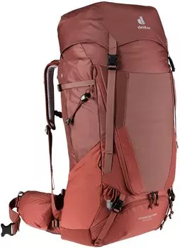 Рюкзак туристический Deuter Futura Air Trek SL, женский, 55+10 л, Redwood/Lava, 2021, 3402221_5574