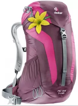 Рюкзак велосипедный Deuter 2017 AC Lite 14 SL aubergine-magenta б/р, 3420016_5509