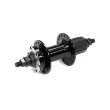 Втулка велосипедная WANG ZHEN, задняя, под дисковый тормоз, под кассету, на гайках, 36 H, чёрный, WZ-A282R (A260R) black