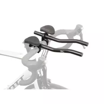 Руль-лежак M-WAVE TRI BAR AERO, 31.8мм, с адаптером 25.4, эргономичный, 448 г, черный, 5-403750