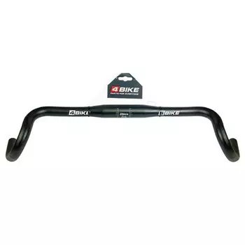 Руль велосипедный 4BIKE DR-AL-311BT, W:440*25°, D:31.8, алюминиевый, чёрный, ARV000014
